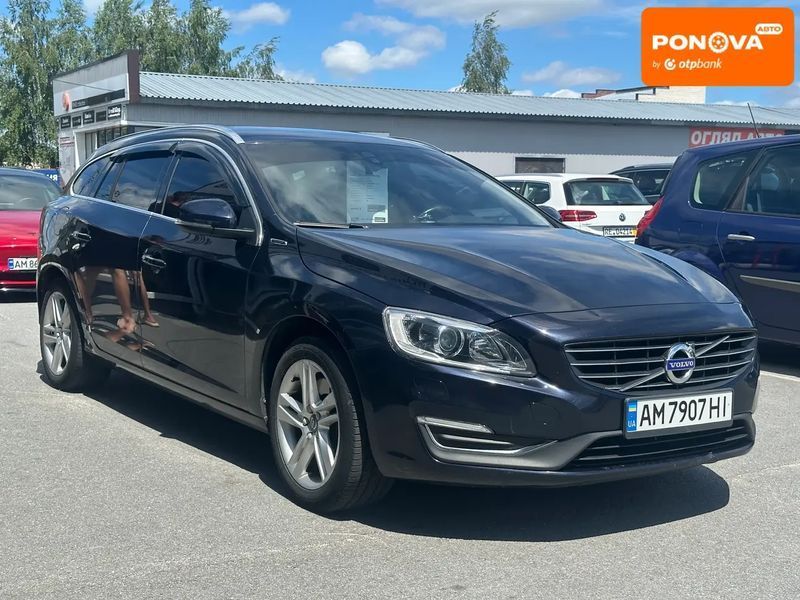 Volvo V60, 2015 р., Гібрид (PHEV), 206 тис. км, Універсал, Синій, Житомир AT-10419571 фото