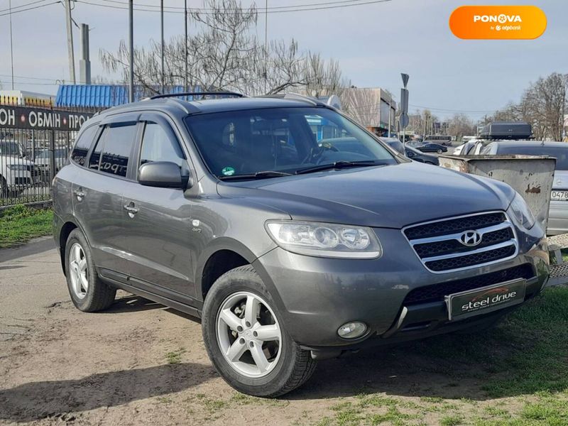 Hyundai Santa FE, 2006, Дизель, 2.19 л., 232 тис. км, Позашляховик / Кросовер, Сірий, Миколаїв 32725 фото