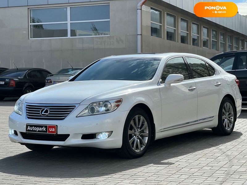 Lexus LS, 2010, Бензин, 4.6 л., 210 тис. км, Седан, Білий, Одеса 43325 фото