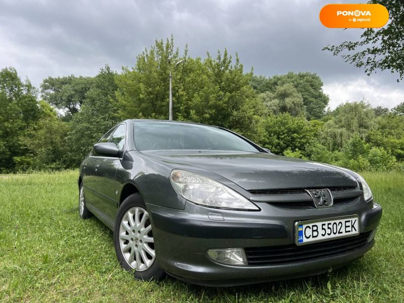 Peugeot 607, 2001, Газ пропан-бутан / Бензин, 2.23 л., 300 тис. км, Седан, Сірий, Ніжин Cars-Pr-63571 фото