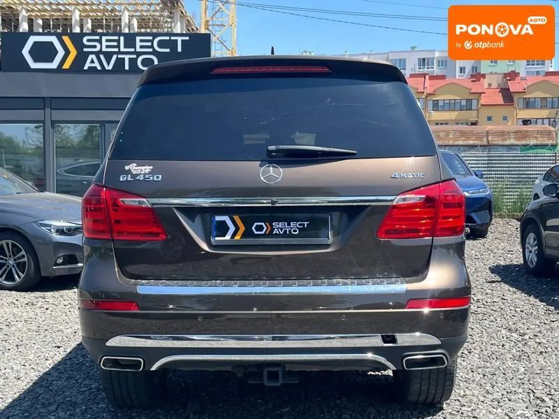 Mercedes-Benz GL-Class, 2014 р., Бензин, 166 тис. км, Позашляховик / Кросовер, Коричневий, Львів AT-10400448 фото