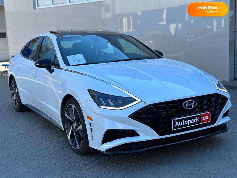 Hyundai Sonata, 2020, Бензин, 1.6 л., 24 тис. км, Седан, Білий, Одеса 102247 фото