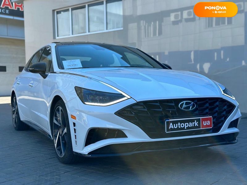 Hyundai Sonata, 2020, Бензин, 1.6 л., 24 тис. км, Седан, Білий, Одеса 102247 фото