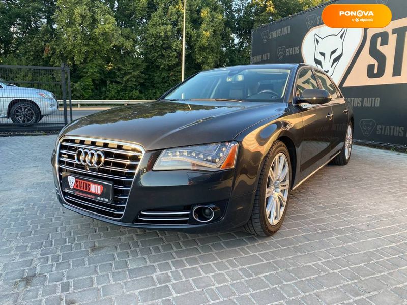 Audi A8, 2013, Бензин, 3 л., 200 тыс. км, Седан, Серый, Винница 102634 фото