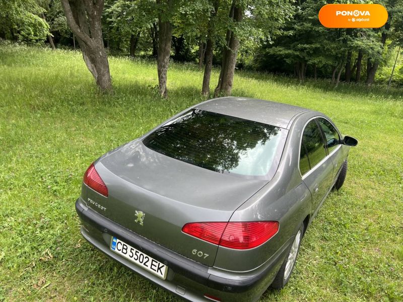 Peugeot 607, 2001, Газ пропан-бутан / Бензин, 2.23 л., 300 тис. км, Седан, Сірий, Ніжин Cars-Pr-63571 фото