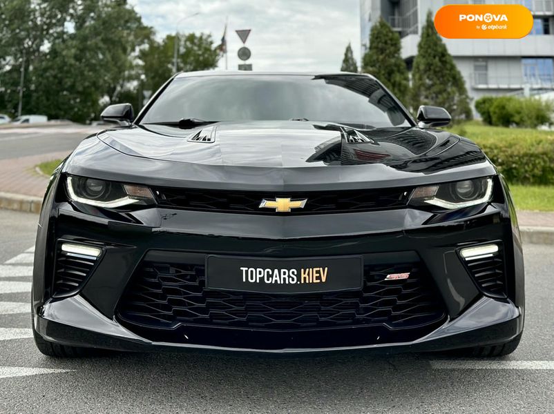 Chevrolet Camaro, 2016, Бензин, 6.2 л., 53 тис. км, Купе, Чорний, Київ 51239 фото