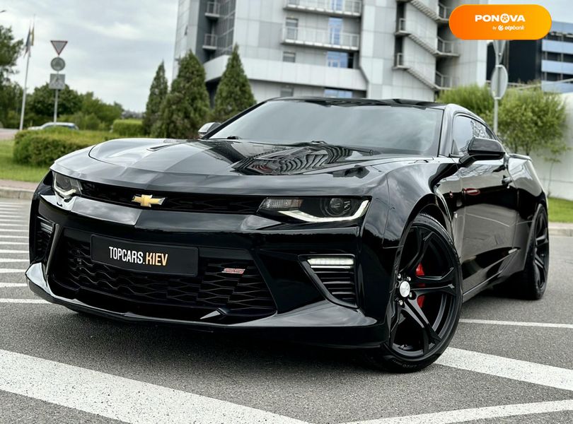 Chevrolet Camaro, 2016, Бензин, 6.2 л., 53 тис. км, Купе, Чорний, Київ 51239 фото