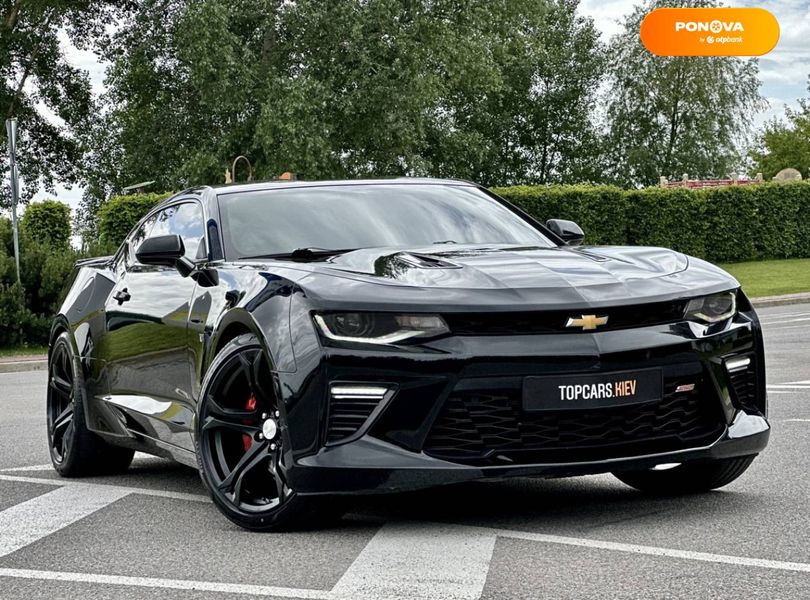 Chevrolet Camaro, 2016, Бензин, 6.2 л., 53 тыс. км, Купе, Чорный, Киев 51239 фото