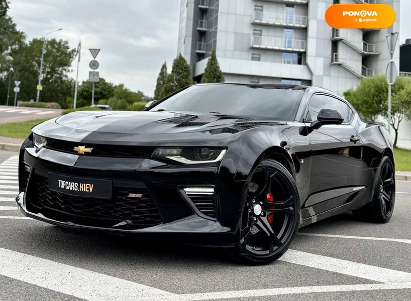 Chevrolet Camaro, 2016, Бензин, 6.2 л., 53 тис. км, Купе, Чорний, Київ 51239 фото