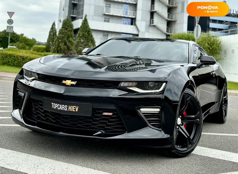 Chevrolet Camaro, 2016, Бензин, 6.2 л., 53 тис. км, Купе, Чорний, Київ 51239 фото