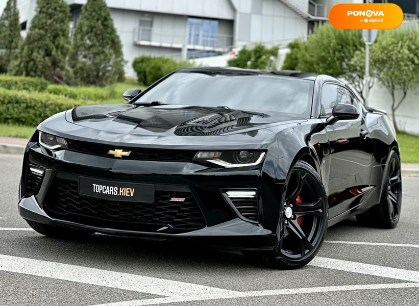 Chevrolet Camaro, 2016, Бензин, 6.2 л., 53 тис. км, Купе, Чорний, Київ 51239 фото