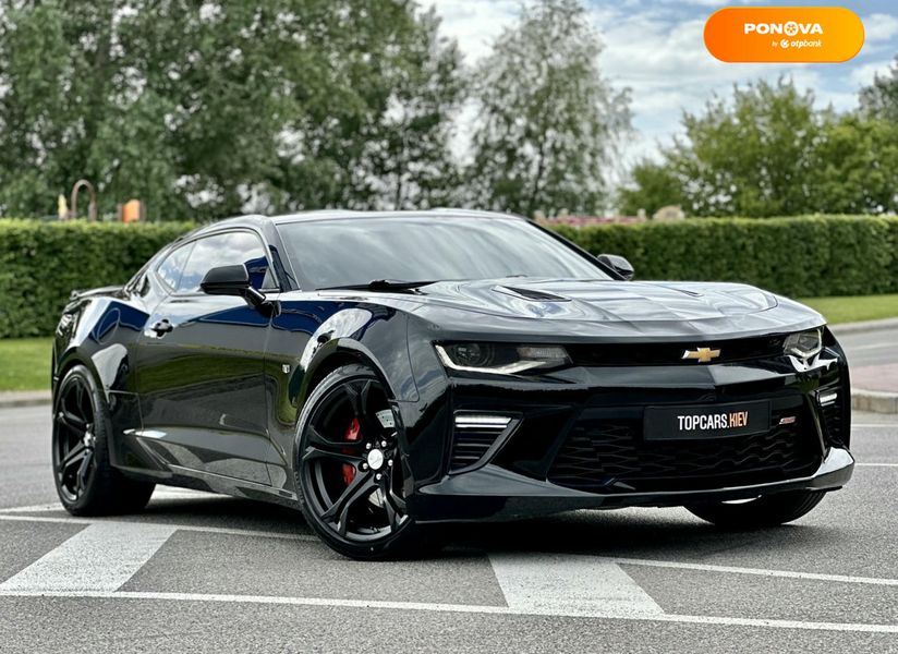 Chevrolet Camaro, 2016, Бензин, 6.2 л., 53 тис. км, Купе, Чорний, Київ 51239 фото