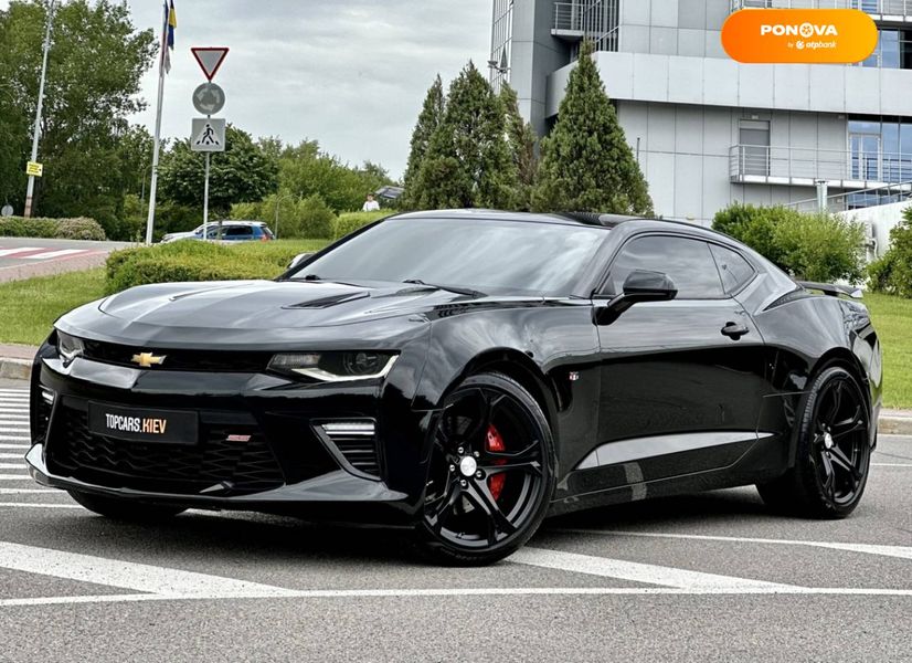 Chevrolet Camaro, 2016, Бензин, 6.2 л., 53 тис. км, Купе, Чорний, Київ 51239 фото