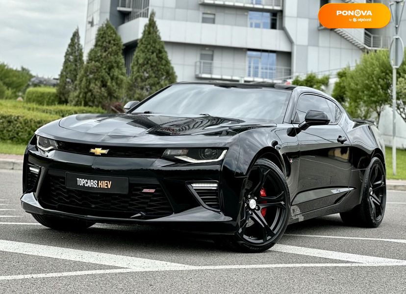 Chevrolet Camaro, 2016, Бензин, 6.2 л., 53 тис. км, Купе, Чорний, Київ 51239 фото