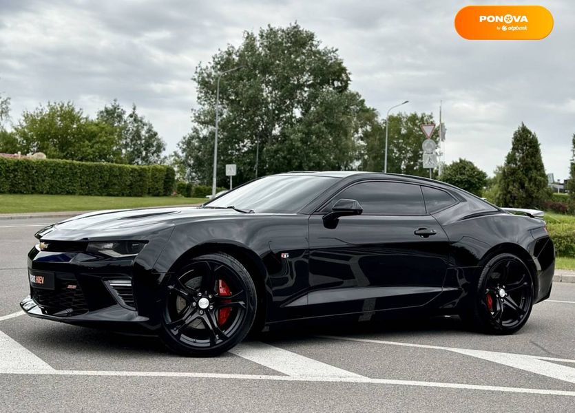 Chevrolet Camaro, 2016, Бензин, 6.2 л., 53 тис. км, Купе, Чорний, Київ 51239 фото