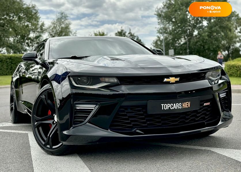 Chevrolet Camaro, 2016, Бензин, 6.2 л., 53 тис. км, Купе, Чорний, Київ 51239 фото