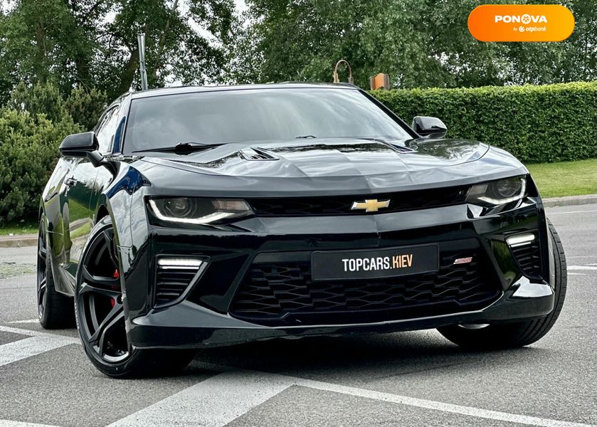 Chevrolet Camaro, 2016, Бензин, 6.2 л., 53 тис. км, Купе, Чорний, Київ 51239 фото