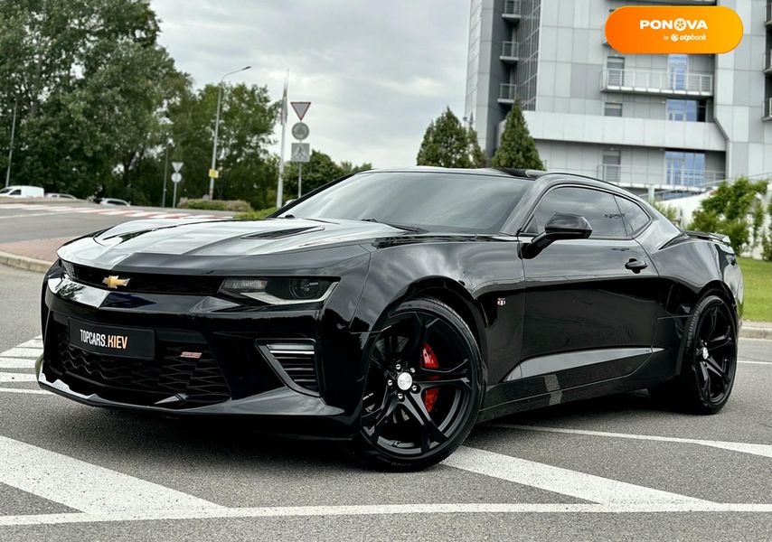 Chevrolet Camaro, 2016, Бензин, 6.2 л., 53 тис. км, Купе, Чорний, Київ 51239 фото