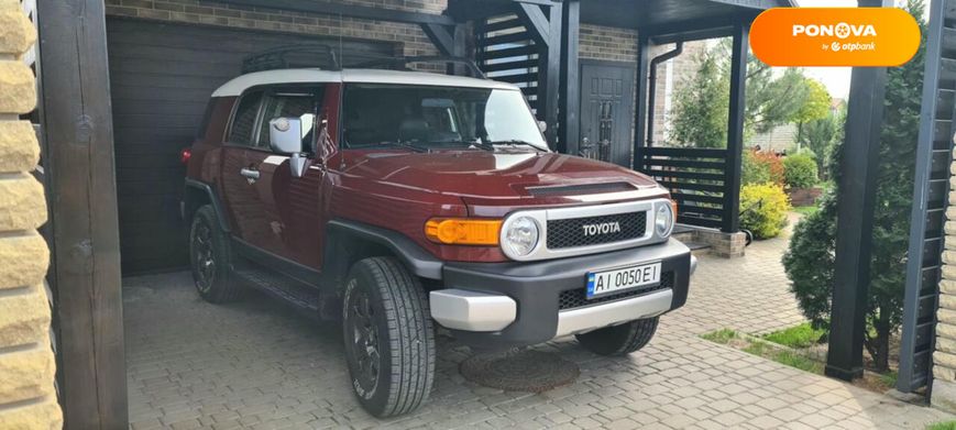 Toyota FJ Cruiser, 2007, Газ пропан-бутан / Бензин, 3.96 л., 195 тис. км, Позашляховик / Кросовер, Червоний, Київ Cars-Pr-60894 фото