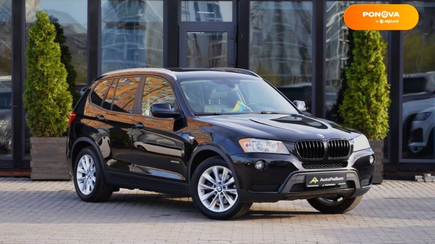 BMW X3, 2014, Бензин, 2 л., 130 тис. км, Позашляховик / Кросовер, Чорний, Київ 39408 фото