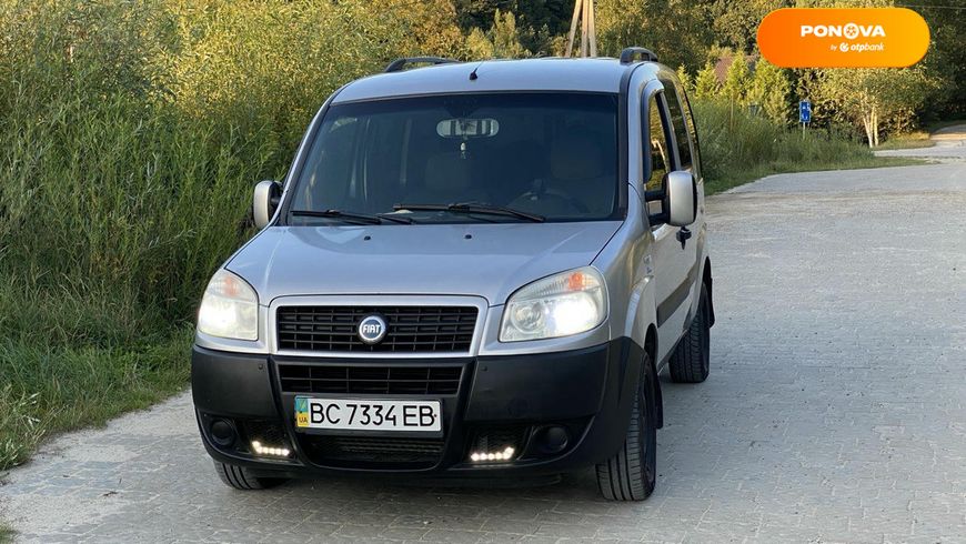 Fiat Doblo, 2006, Дизель, 1.25 л., 298 тыс. км, Минивен, Серый, Львов Cars-Pr-61789 фото