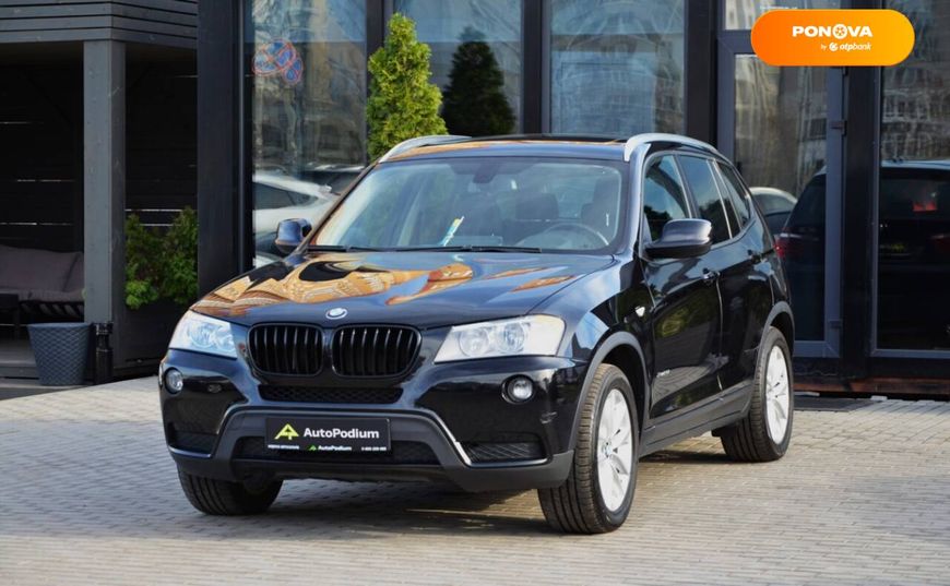 BMW X3, 2014, Бензин, 2 л., 130 тис. км, Позашляховик / Кросовер, Чорний, Київ 39408 фото