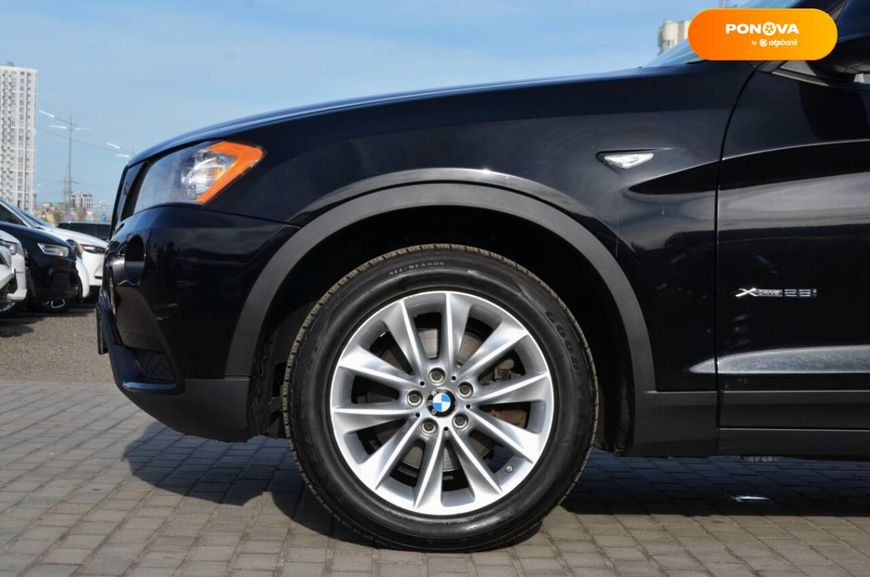 BMW X3, 2014, Бензин, 2 л., 130 тис. км, Позашляховик / Кросовер, Чорний, Київ 39408 фото