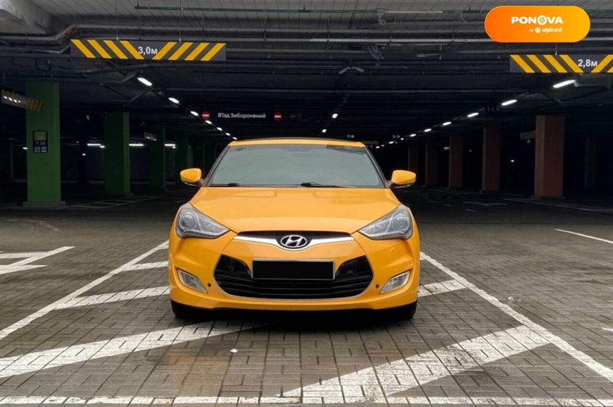 Hyundai Veloster, 2012, Газ пропан-бутан / Бензин, 1.59 л., 145 тис. км, Хетчбек, Жовтий, Київ 8302 фото