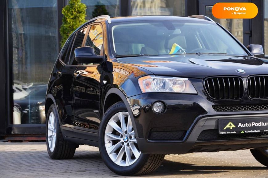 BMW X3, 2014, Бензин, 2 л., 130 тис. км, Позашляховик / Кросовер, Чорний, Київ 39408 фото