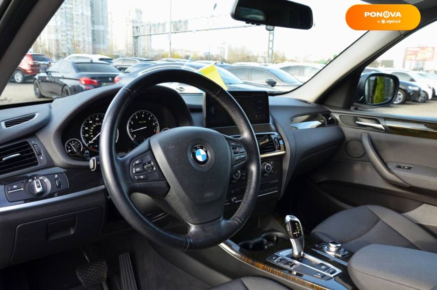 BMW X3, 2014, Бензин, 2 л., 130 тис. км, Позашляховик / Кросовер, Чорний, Київ 39408 фото