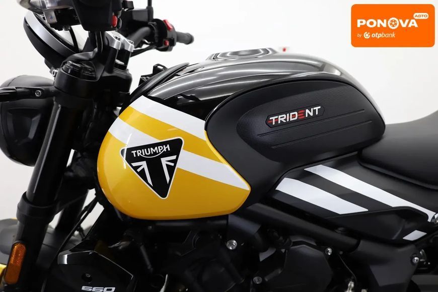 Triumph Trident 660, 2024 р., Бензин, Мотоцикл Без обтікачів (Naked bike), Жовтий, Гнівань AT-10423787 фото