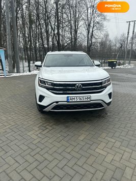 Volkswagen Atlas Cross Sport, 2019, Бензин, 2 л., 34 тис. км, Позашляховик / Кросовер, Білий, Житомир Cars-Pr-213586 фото