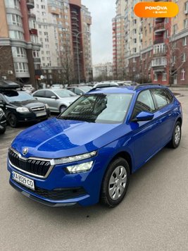 Skoda Kamiq, 2021, Бензин, 1.6 л., 100 тис. км, Позашляховик / Кросовер, Синій, Київ Cars-Pr-213343 фото