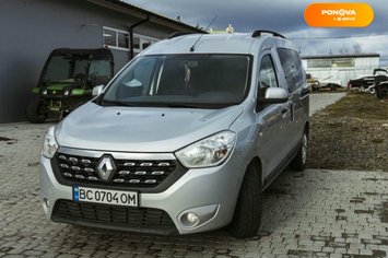 Renault Dokker, 2017, Дизель, 1.46 л., 320 тис. км, Мінівен, Сірий, Львів Cars-Pr-164168 фото