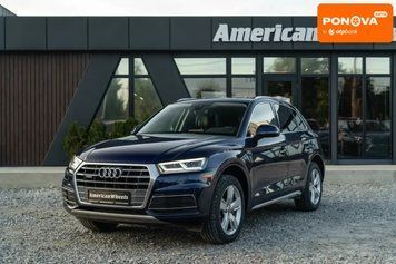 Audi Q5, 2018 р., Бензин, 141 тис. км, Позашляховик / Кросовер, Синій, Чернівці AT-10404086 фото