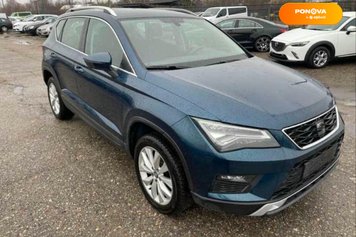 SEAT Ateca, 2017, Дизель, 1.6 л., 160 тис. км, Позашляховик / Кросовер, Синій, Тернопіль Cars-Pr-125543 фото