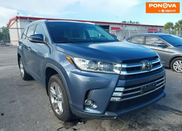 Toyota Highlander, 2019, Бензин, 3.5 л., 59 тис. км, Позашляховик / Кросовер, Сірий, Одеса Cars-EU-US-KR-255875 фото