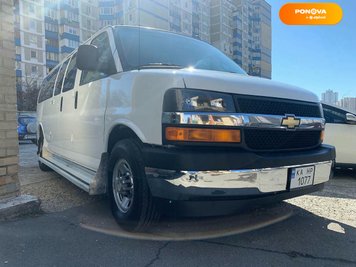 Chevrolet Express, 2018, Газ пропан-бутан / Бензин, 6 л., 172 тис. км, Мінівен, Білий, Київ Cars-Pr-124192 фото