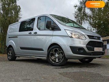 Ford Tourneo Custom, 2017, Дизель, 2 л., 182 тис. км, Мінівен, Сірий, Броди Cars-Pr-175868 фото