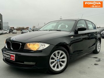 BMW 1 Series, 2008, Бензин, 1.6 л., 187 тис. км, Хетчбек, Чорний, Львів 278231 фото