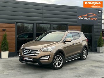 Hyundai Santa FE, 2014, Дизель, 2.2 л., 144 тис. км, Позашляховик / Кросовер, Коричневий, Рівне 280764 фото