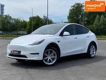 Tesla Model Y, 2023 р., Електро, 25 тис. км, Позашляховик / Кросовер, Білий, Львів AT-10418106 фото