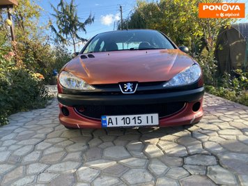 Peugeot 206, 2008, Газ пропан-бутан / Бензин, 1.4 л., 280 тис. км, Седан, Червоний, Черкаси Cars-Pr-268120 фото