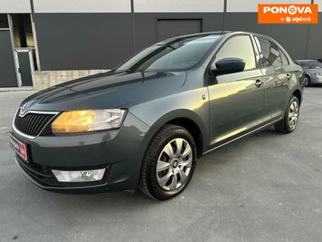 Skoda Rapid, 2014, Бензин, 1.6 л., 82 тис. км, Ліфтбек, Сірий, Львів 257560 фото