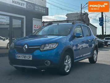 Renault Sandero, 2014 р., Дизель, 141 тис. км, Хетчбек, Синій, Житомир AT-10417954 фото