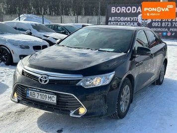 Toyota Camry, 2017 р., Бензин, 124 тис. км, Седан, Чорний, Вінниця AT-10408793 фото