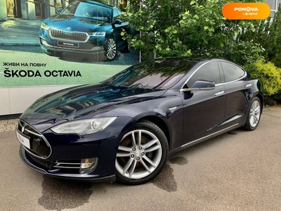 Tesla Model S, 2013, Електро, 103 тис. км, Ліфтбек, Синій, Рівне 17434 фото