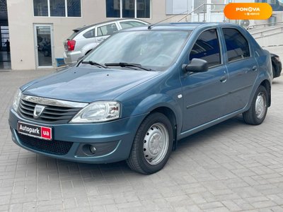 Dacia Logan, 2008, Бензин, 1.4 л., 97 тис. км, Седан, Синій, Одеса 47762 фото