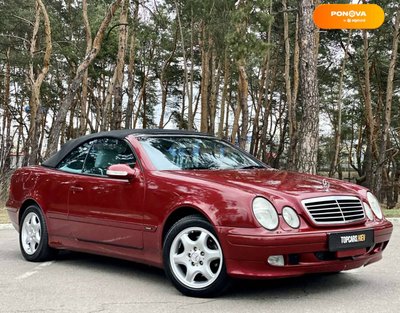 Mercedes-Benz CLK-Class, 2002, Бензин, 81 тис. км, Кабріолет, Червоний, Київ 9382 фото
