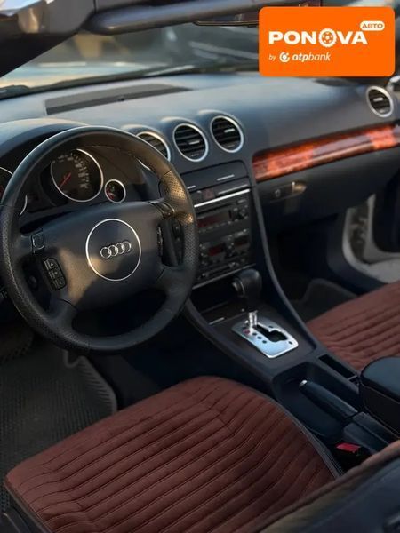 Audi A4, 2002 р., Газ пропан-бутан / Бензин, 262 тис. км, Кабріолет, Сірий, Київ AT-10417998 фото